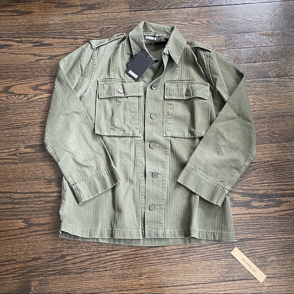 Reformation Jackets & Blazers - NWT Reformation Green Vintage Army Jacket